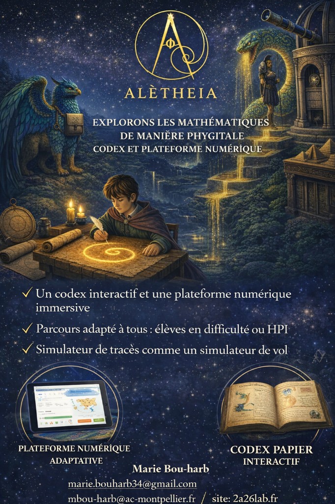 Flyer Alètheia — Codex et plateforme numérique
